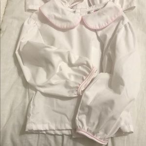 2 petit ami Peter Pan collar shirts